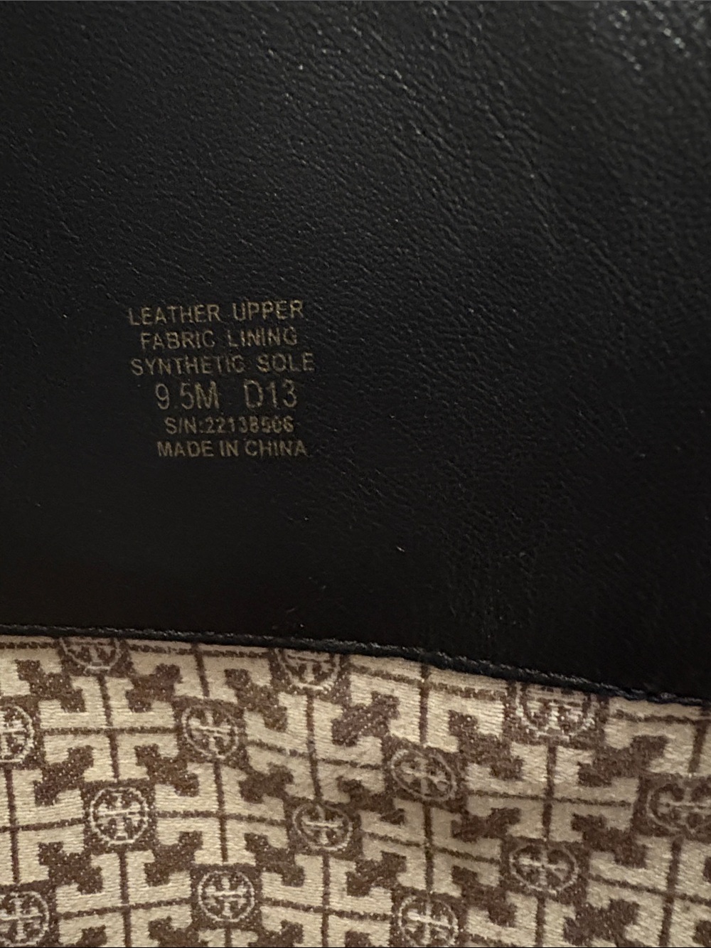 Tory Burch Black Leather Knee-High Riding Boots with Gold Logo - Picture 6 of 10